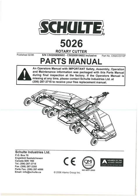 schulte parts catalog